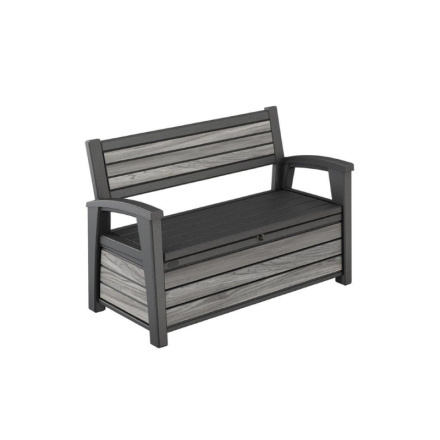Zahradní lavice Keter Deco Garden Bench Storm grey, 261848