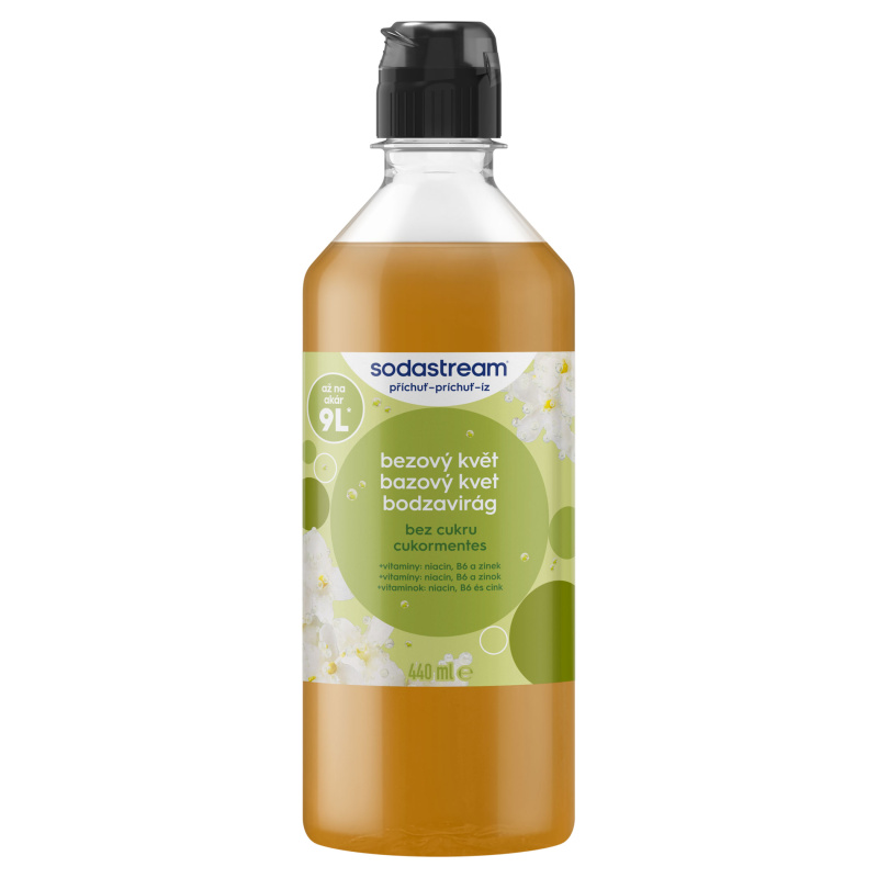 SodaStream Příchuť Bezinka Zero s vitamíny 440ml  .