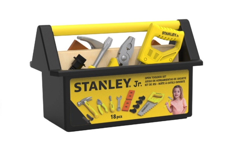 STANLEY Jr. dětský kufřík s nářadím (18 dílů)