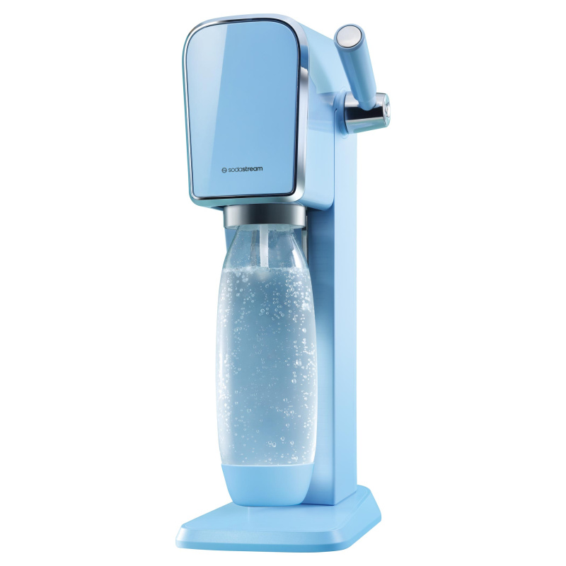 SodaStream ART Misty Blue Výrobník Sodastream v exkluzivní jemně modré MISTY BLUE barvě, inspirovaný barevným uměním.   1x,  výrobník ART MISTY BLUE