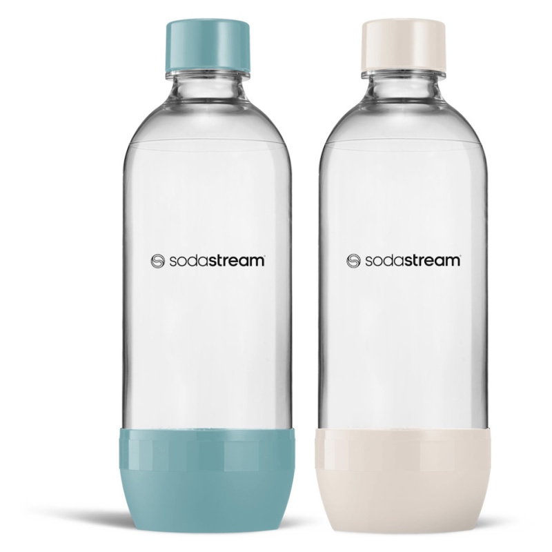 Sodastream Jet Blue/Sand lahve vhodné do myčky (2×1 l)