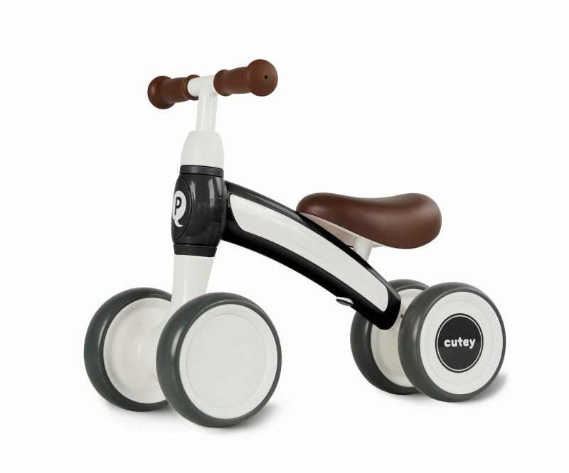 Milly Mally Dětské odrážedlo CUTEY Retro – první odrážedlo, černé