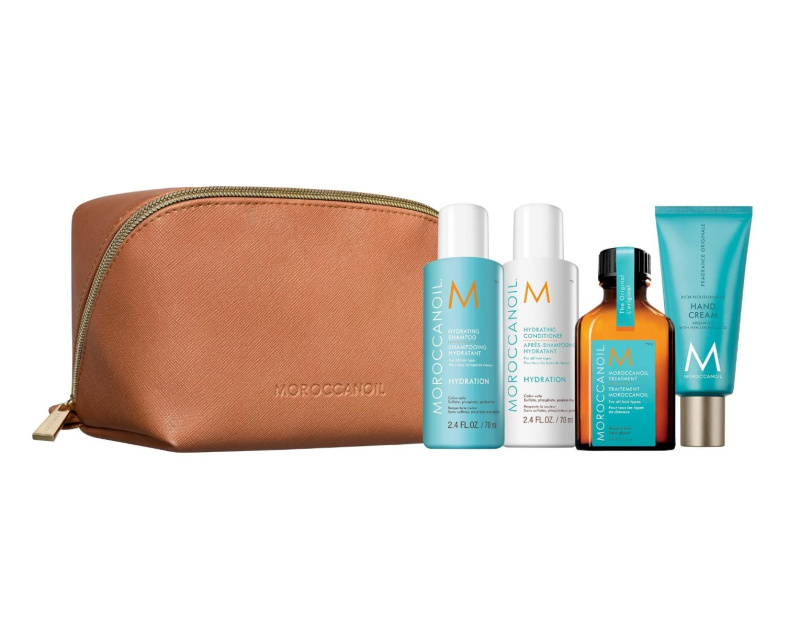 Moroccanoil Hydration Kit cestovní sada pro výživu a hydrataci kosmetická taštička 1 ks
