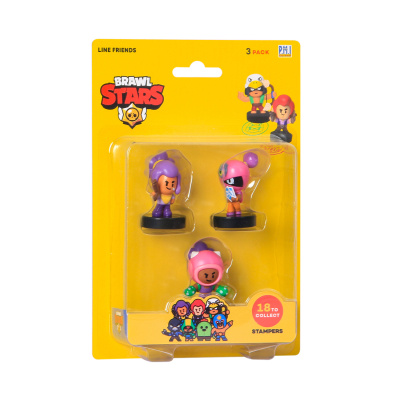 Figurky Brawl Stars 3 pack série 1 s razítky Alltoys
