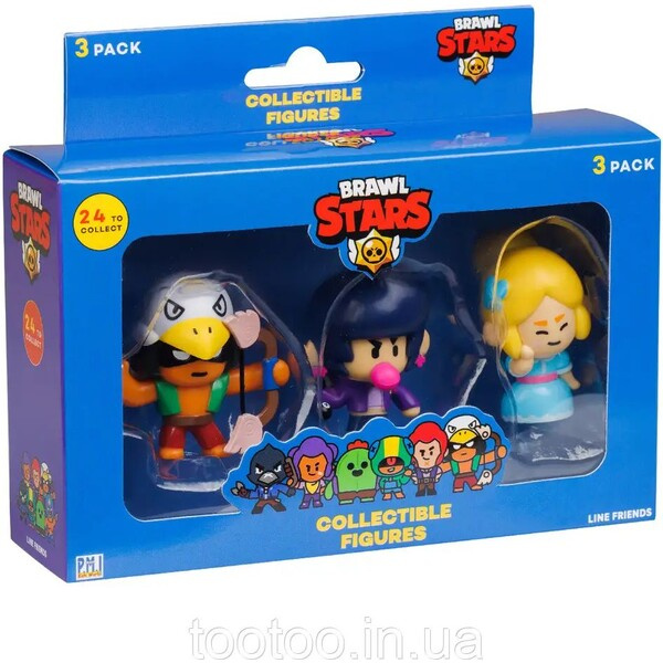 Alltoys Brawl Stars 3 pack série 1