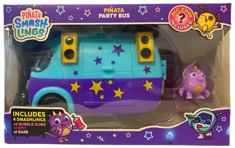 PINATA SMASHLINGS párty autobus s 4 figurkami