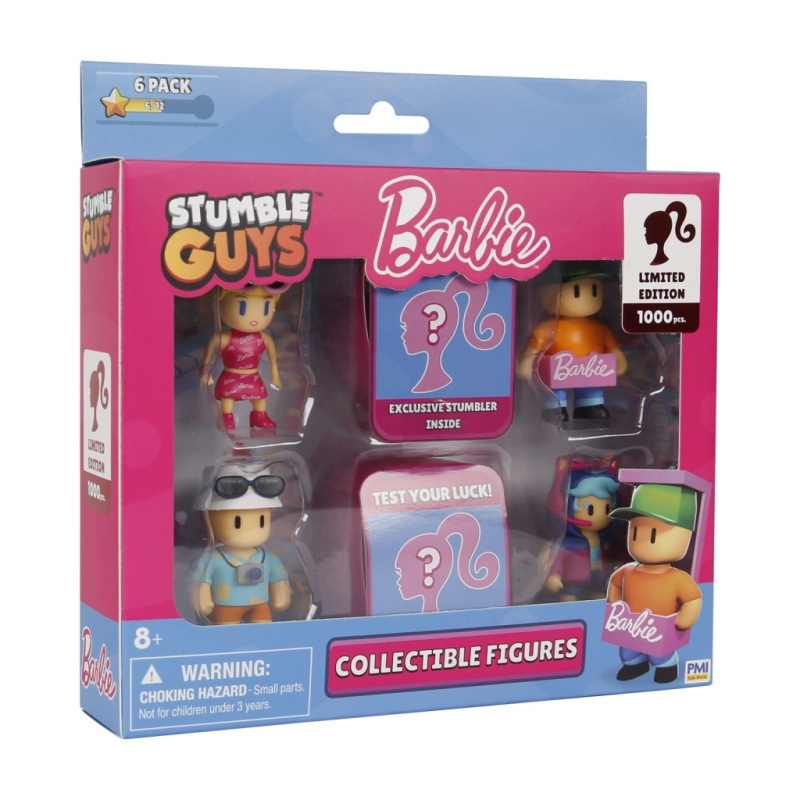 Alltoys Deluxe box s figurky Stumble Guys X Barbie 6 ks