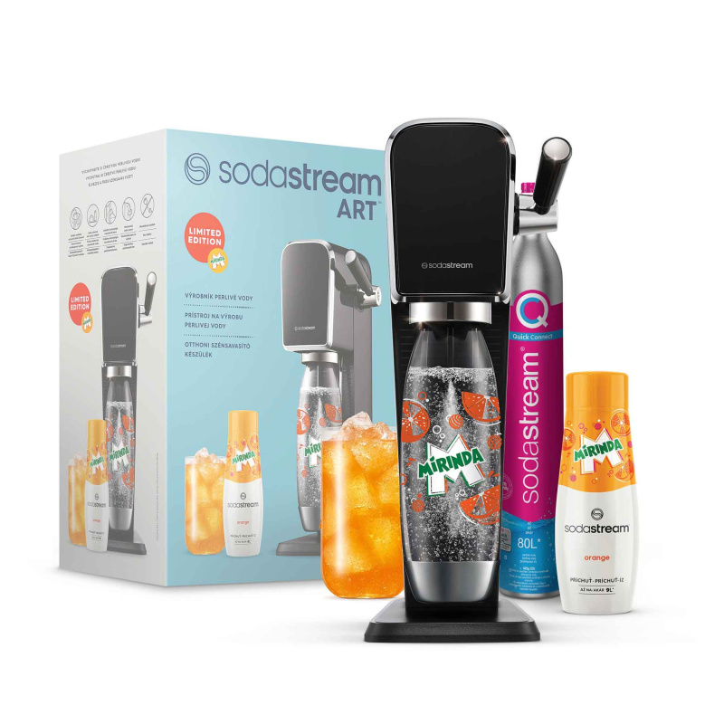 SODASTREAM Art Mirinda Mpack výrobník perlivé vody Black
