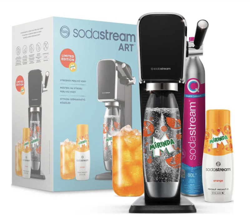 SODASTREAM Art Mirinda Mpack výrobník perlivé vody Black