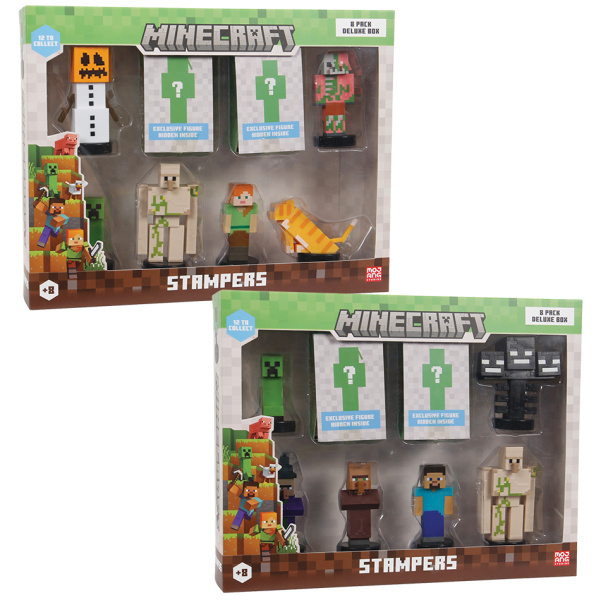 Minecraft razítko Deluxe box 8 pack