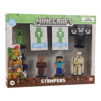 Minecraft razítko Deluxe box 8 pack