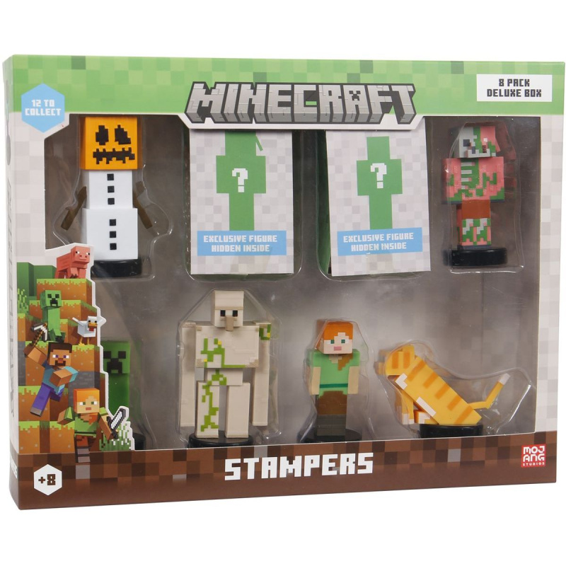 Minecraft razítko Deluxe box 8 pack