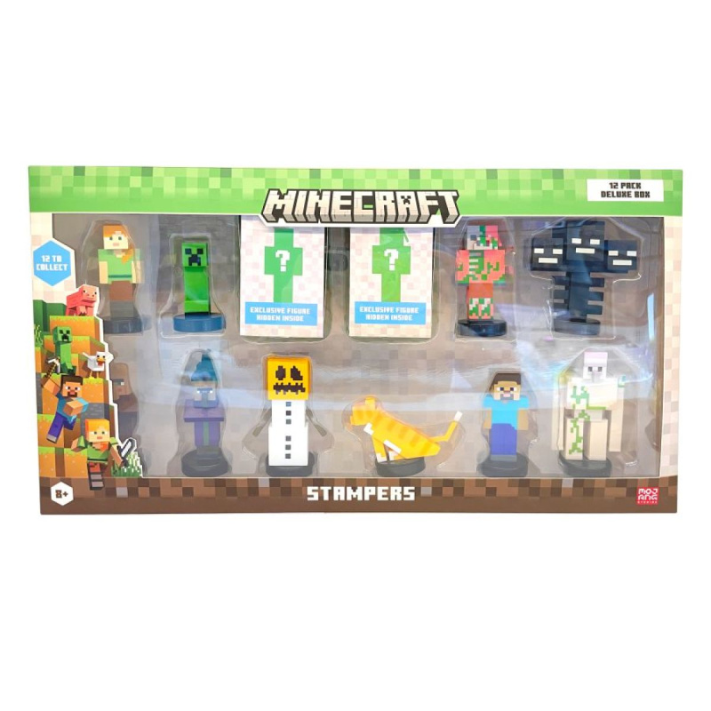 Minecraft razítko - 12 pack Deluxe box (MC5080)