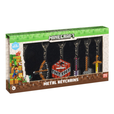 Minecraft kovový přívěsek s motivy