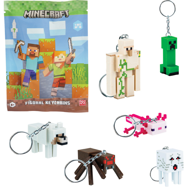 Minecraft figurový přívěsek na klíče – sběratelský suvenýr