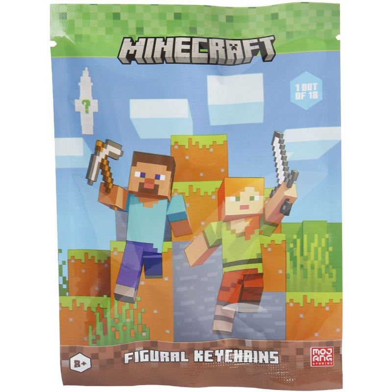 Minecraft figurový přívěsek na klíče – sběratelský suvenýr