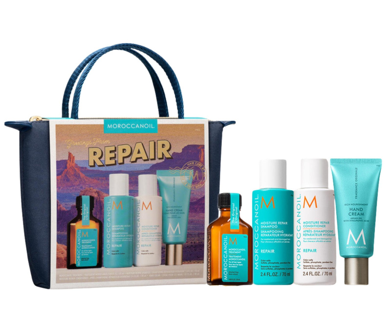 Moroccanoil Discovery set Repair set pro obnovení poškozených vlasů