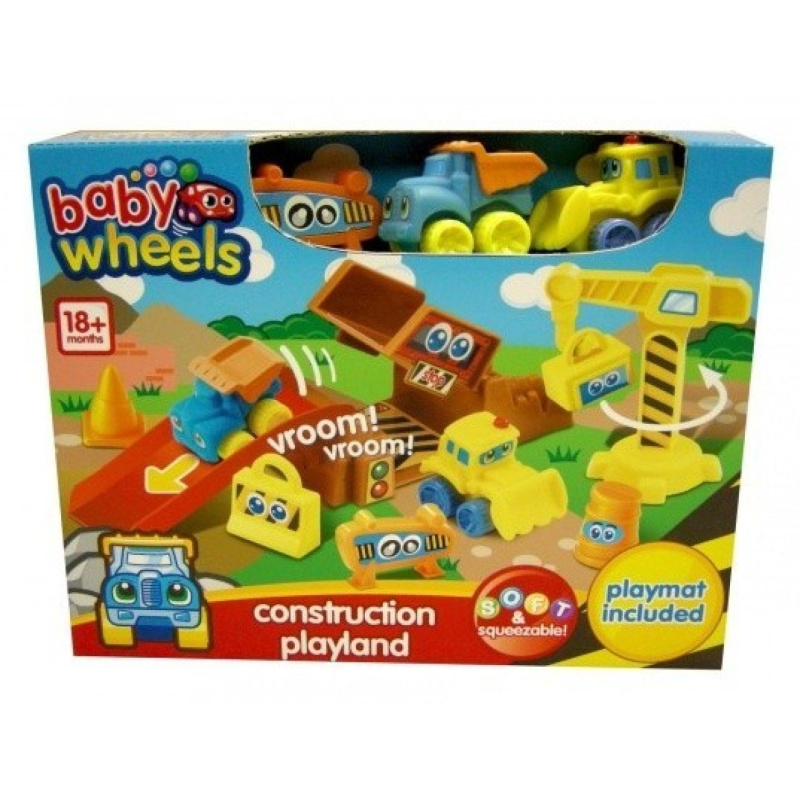 Stavební sada + dvě autíčka