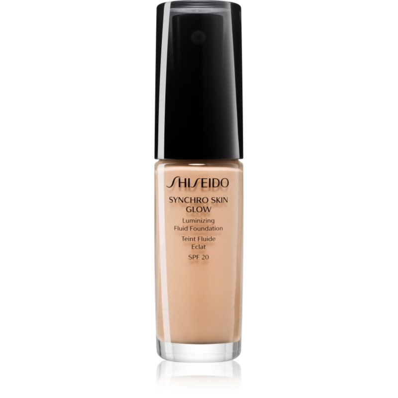 Shiseido Synchro Skin Glow Luminizing Fluid Foundation rozjasňující make-up SPF 20 odstín Neutral 3 30 ml