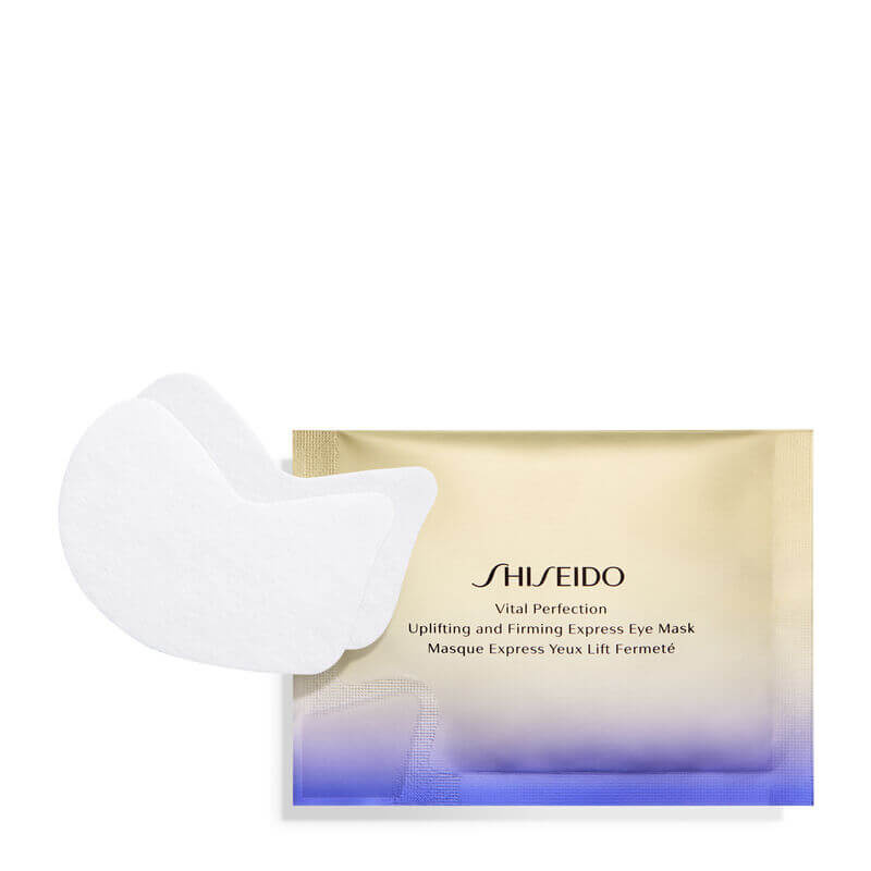 Shiseido Vital Perfection Uplifting & Firming Express Eye Mask liftingová a zpevňující maska na oční okolí 12 ks