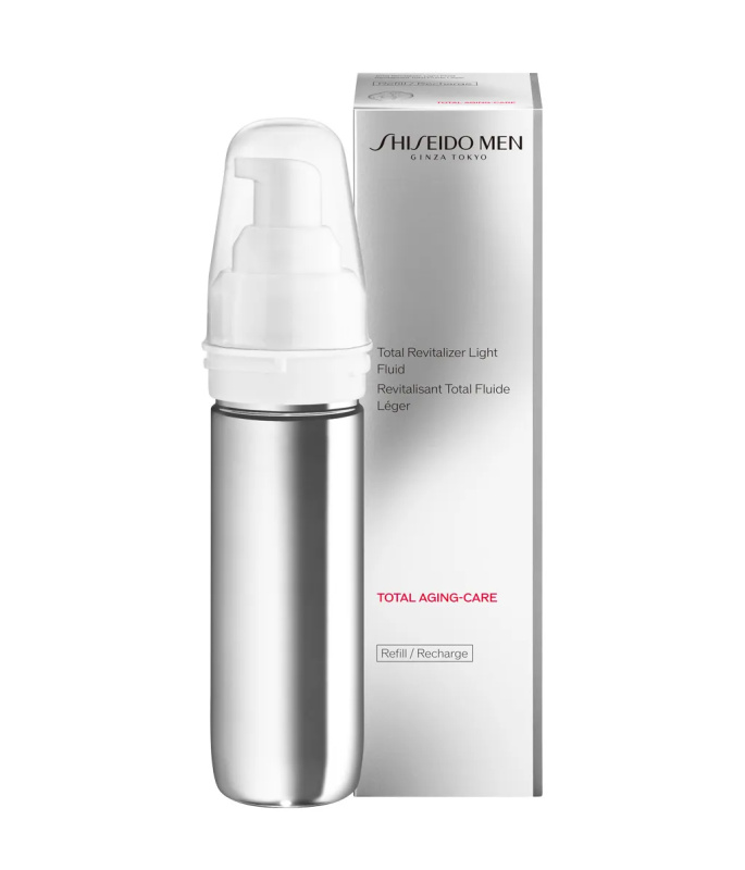 Shiseido Men Total Revitalizer fluid proti stárnutí pleti pro muže náhradní náplň 70 ml