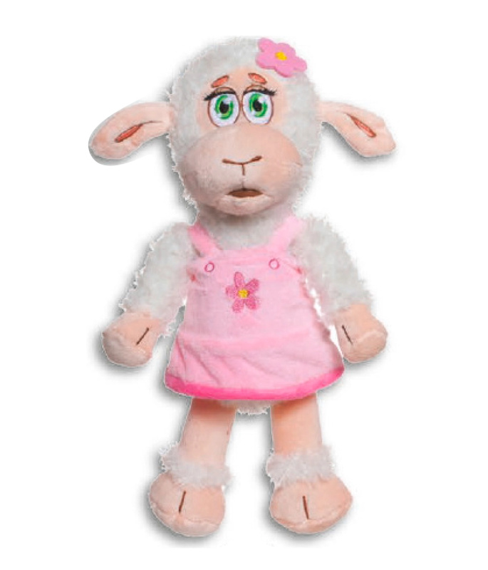Sheeperella plyšová hračka 28 cm růžová - 1 kus