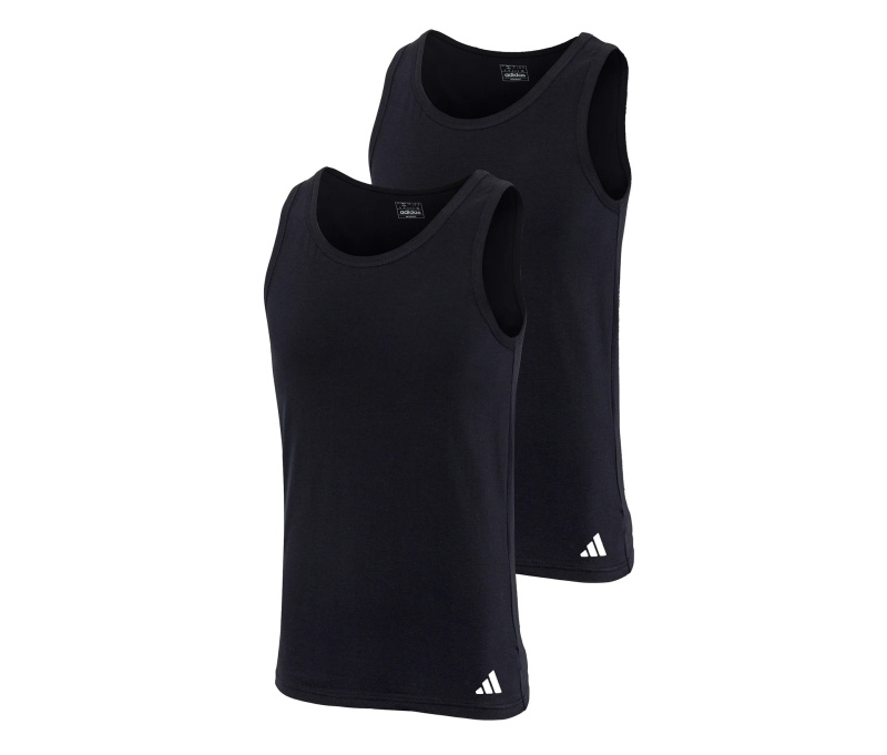 Tílka adidas Active Flex, 2 ks, černá