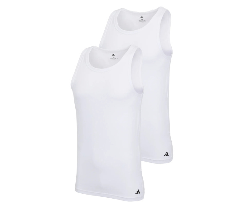 Tílka adidas Active Flex, 2 ks, bílá