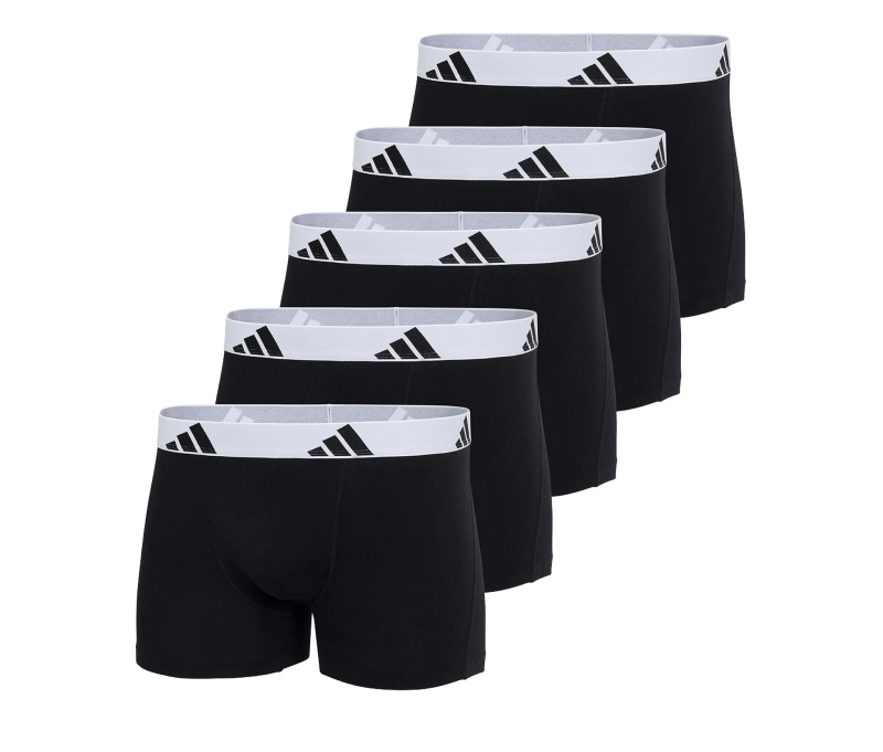 Boxerky adidas Active Flex Cotton, 3 ks, černá