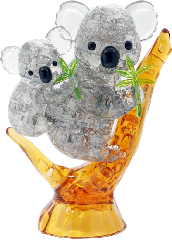 3D Crystal Puzzle  Koala a mládě 62 dílků