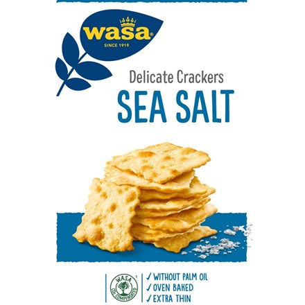 Wasa Del Krekr mořská sůl 180 g