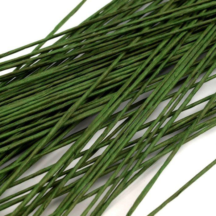Dekorační floristický drát rovný průměr 0,7mm (100ks) zelený