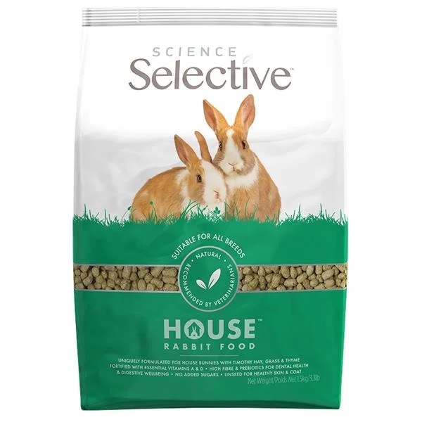 SUPREME Science Selective house rabbit krmivo pro králíky v bytě 1,5 kg