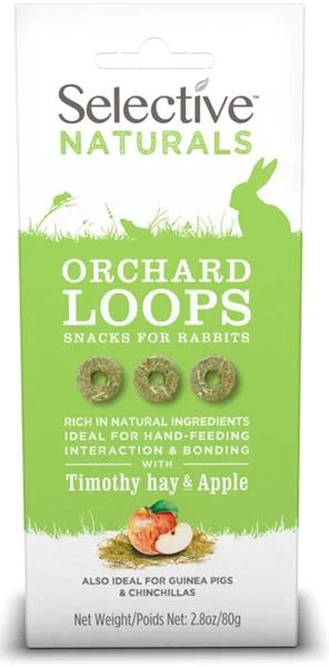SUPREME Selective naturals snack orchard loops bojínek s jablkem 80 g