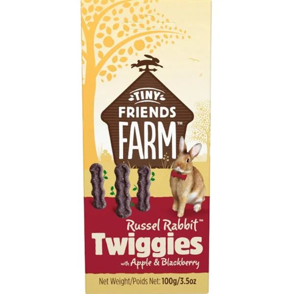 TinyFarmFriends Supreme Tiny FARM Snack Rabbit Twiggies - králík 100 g