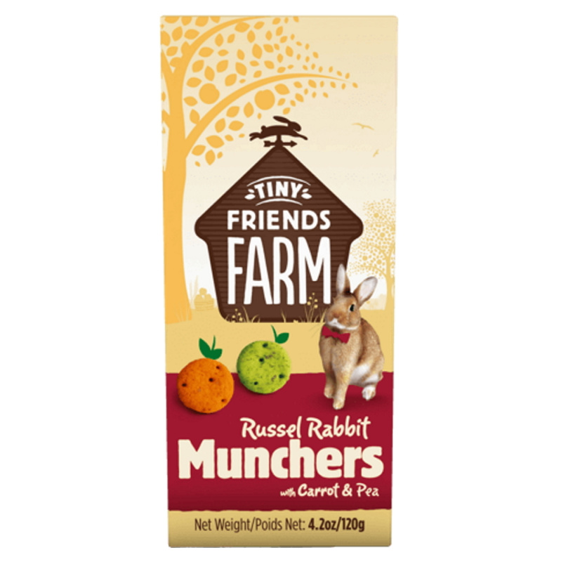 Supreme Tiny FARM Snack Russel Munchers - králík 120 g