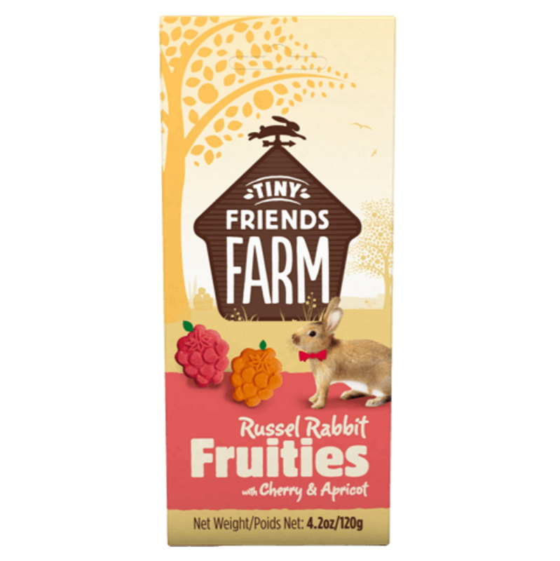 Supreme Tiny FARM Snack Russel Fruitees - králík 120 g