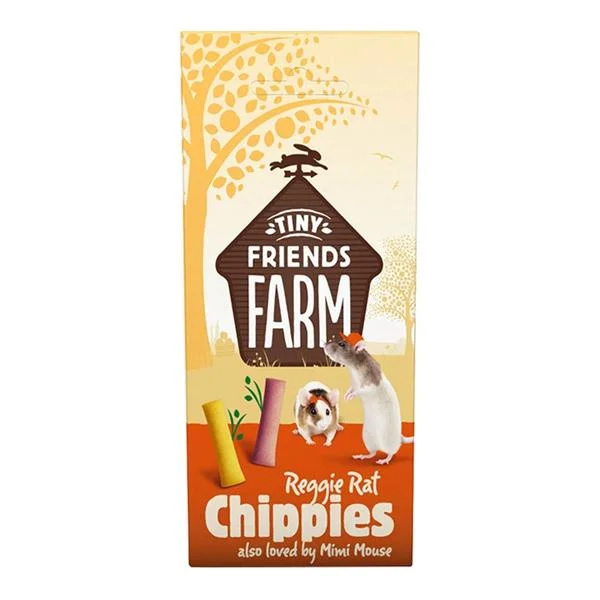 Supreme Tiny FARM Snack Reggie Chippies - potkan 120 g