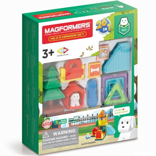 Magformers - MINI pejskovo království, 33 dílků