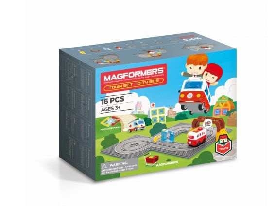 Magformers - Městečko Autobus, 16 dílků