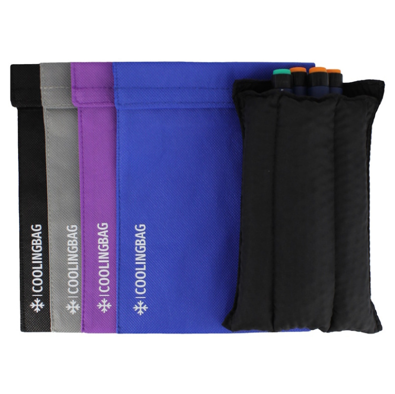 COOLINGBAG Chladící pouzdro na inzulínové perá velké černé