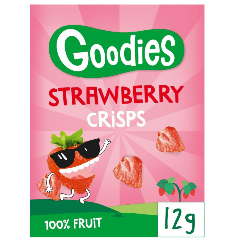 Goodies Mrazem sušené jahodové plátky