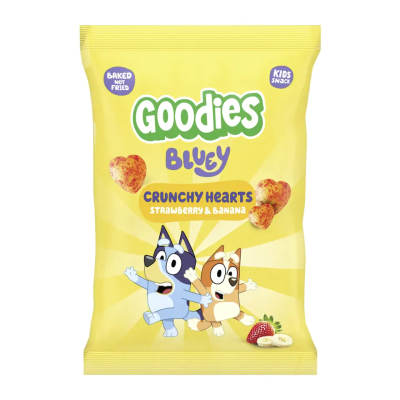 Goodies Křupky srdíčka banán a jahoda