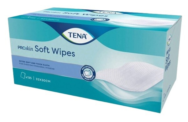 TENA Soft wipe jemná utěrka 135 kusů