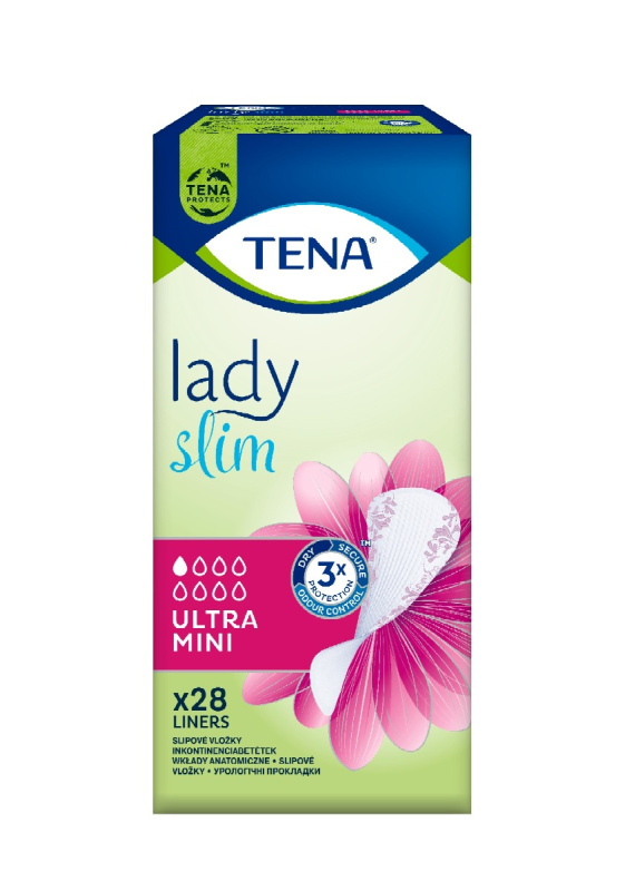 TENA Lady ultra mini slipové vložky 1 kapka 28 kusů