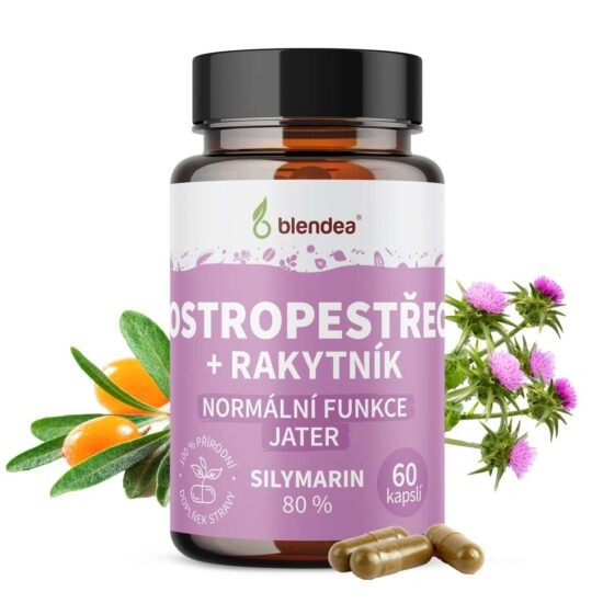 BLENDEA Ostropestřec + Rakytník 60 kapslí