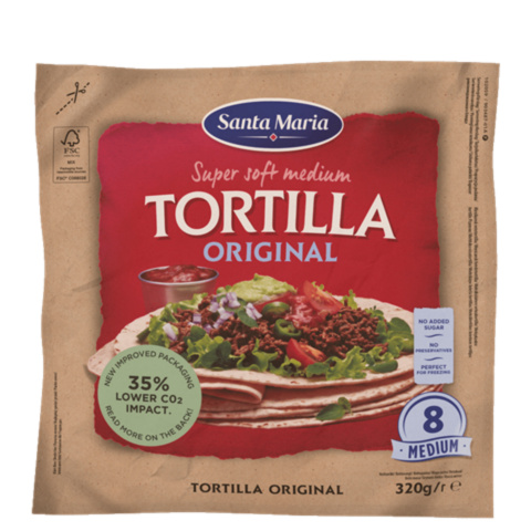 Santa Maria Tortilla original (8ks) 320g