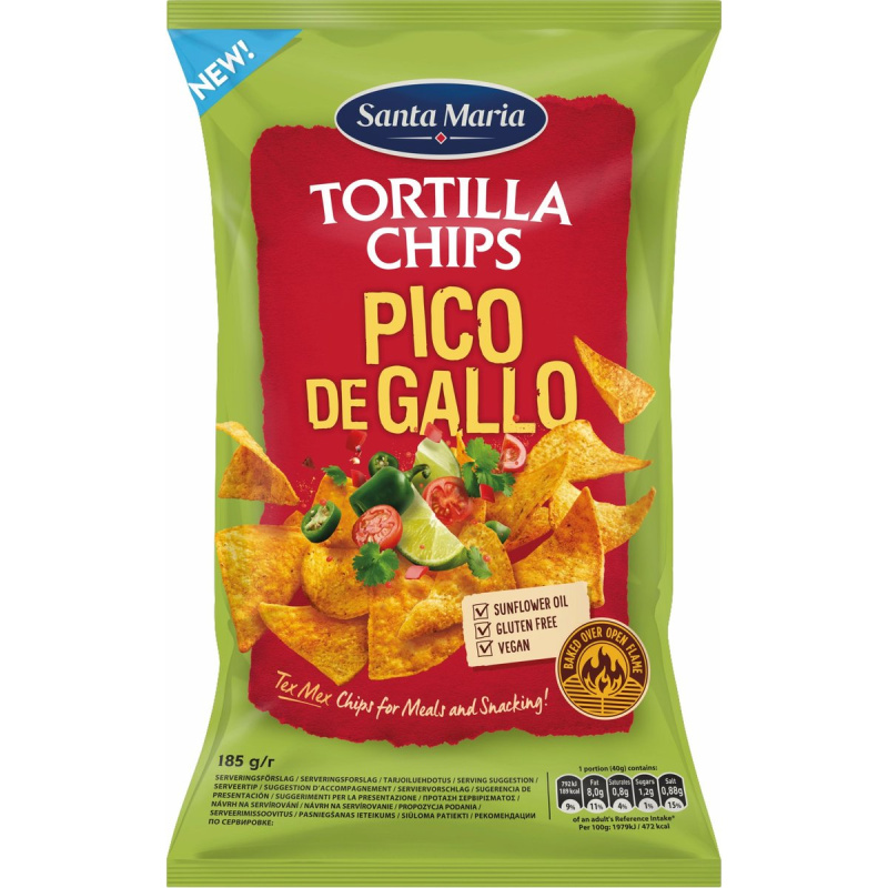 Santa Maria Tortilla chips Pico de Gallo