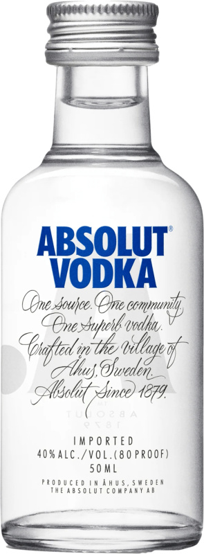 Absolut Blue 40 % 0,05 l