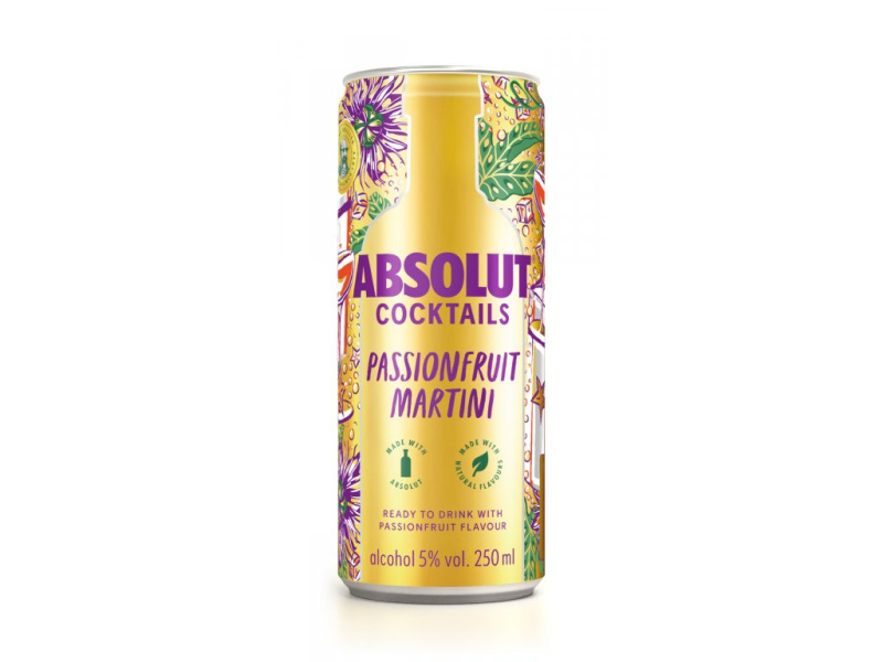 Absolut Cocktail Passionfruit Martini